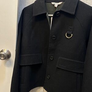 Barbour leoni Black Military Jacket US 4/8